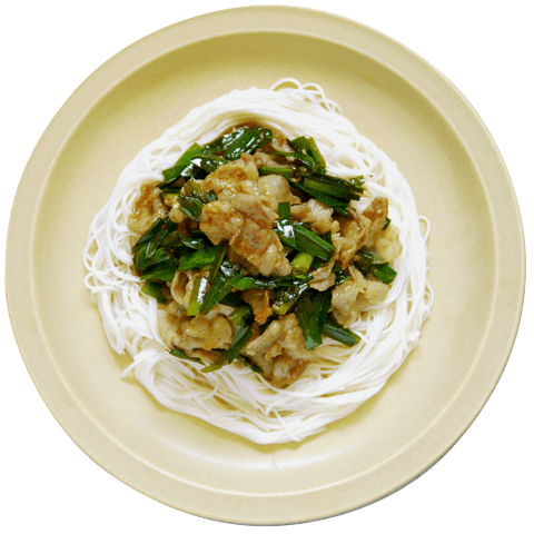 焼肉のタレde盛豚スタミナそうめん