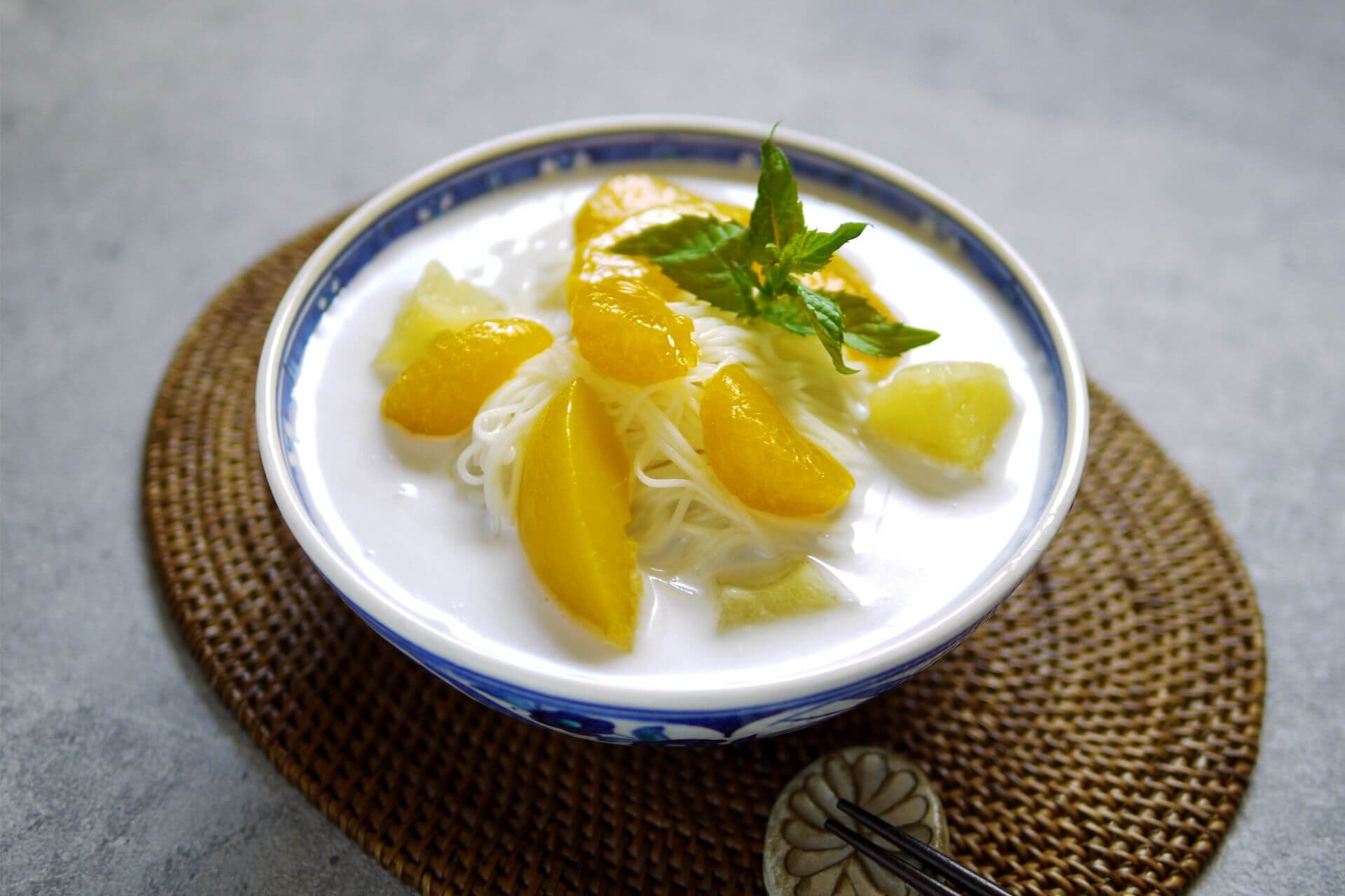 ココナッツ香るスイーツそうめん