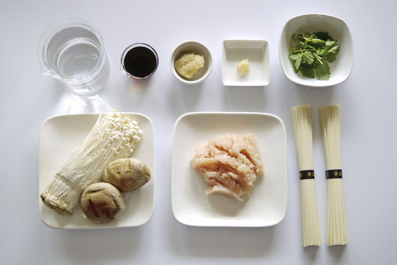 ご馳走おかずだれそうめんの材料