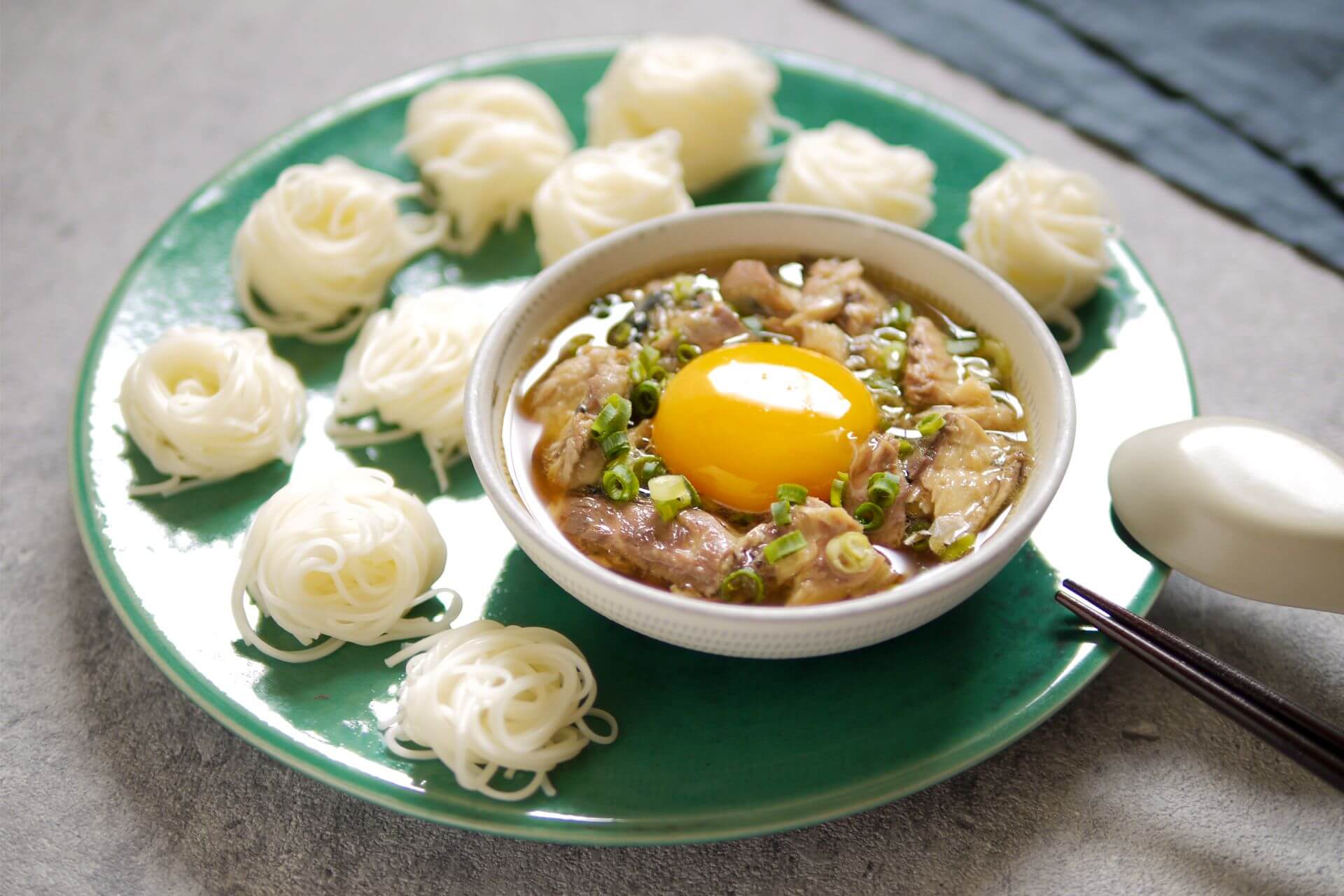 お手軽絶品♪ 鯖たまつけ麺
